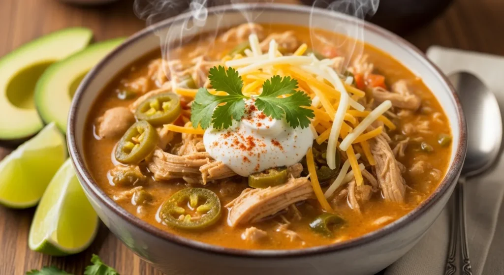 Heavenly Keto White Chicken Chili