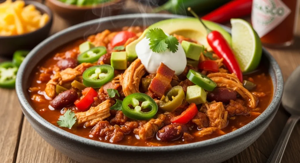 Spicy Chicken Keto Chili