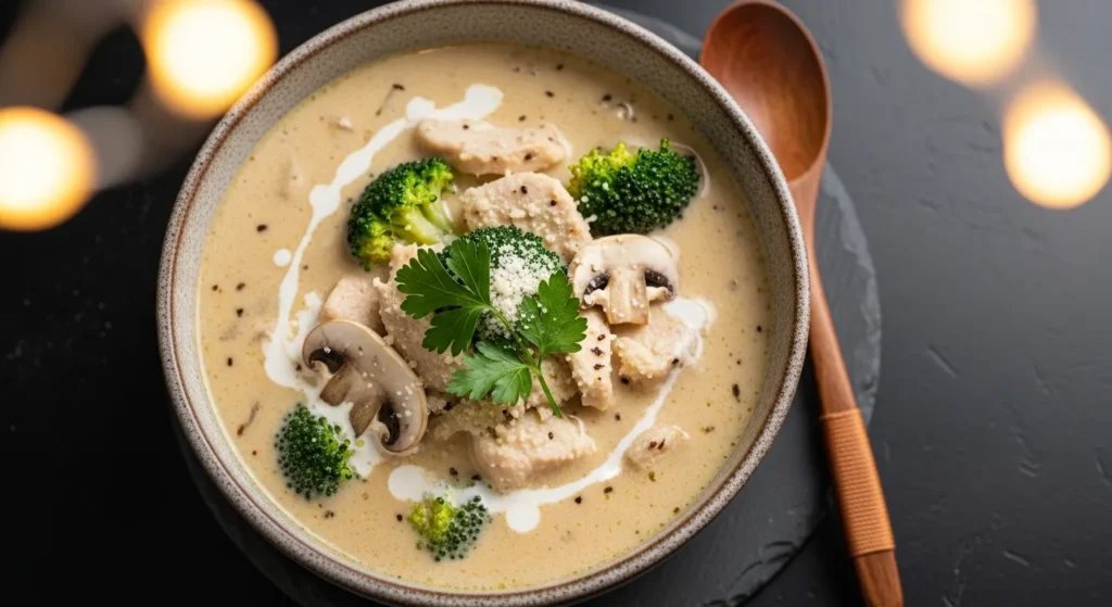 Ultimate Keto Chicken Alfredo Soup
