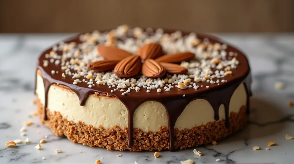 Almond Joy Keto Cheesecake