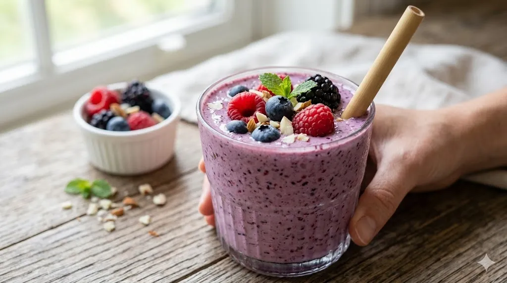 Mixed Berry Yogurt Smoothie