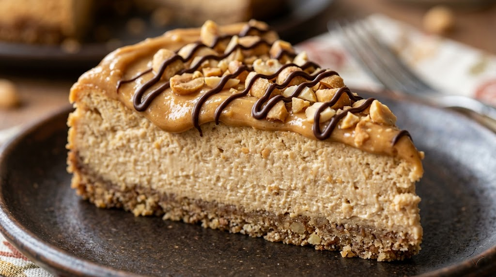 Peanut Butter Keto Cheesecake