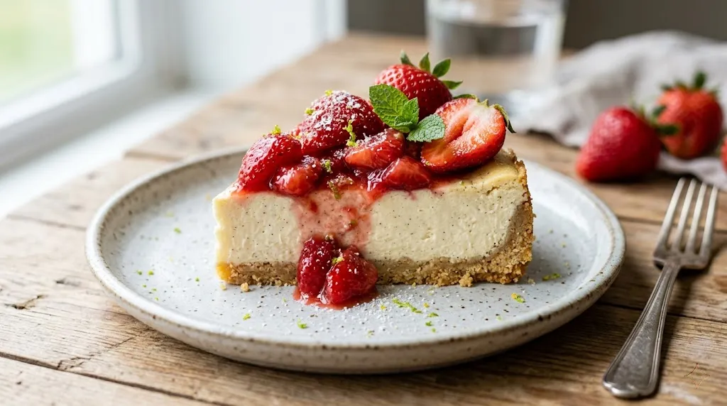 Strawberry Keto Cheesecake
